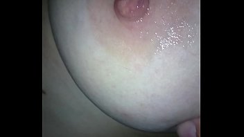 Exciting my wife's tit