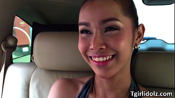 Hot asian ladyboy Benz gets her tits and ass fucked