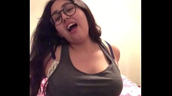 Cute pregnant Mexican, masturbating.