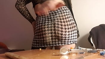 Pissy Sissy Juicy Lucy Slag Cuck Humiliation In Dogtooth Miniskirt