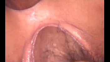Asian hardcore double penetration and pussy creampie in close-up