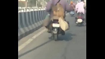 Monkey fucking on Bike