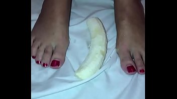 70s porno music with banana foot fetish