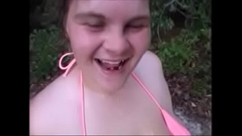 Big Tits Mom Deepthroat Step Son Outdoors & Takes Load To Tits